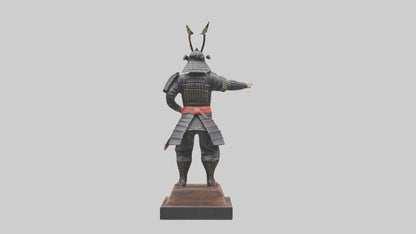 Samurai warrior statue model 3D model