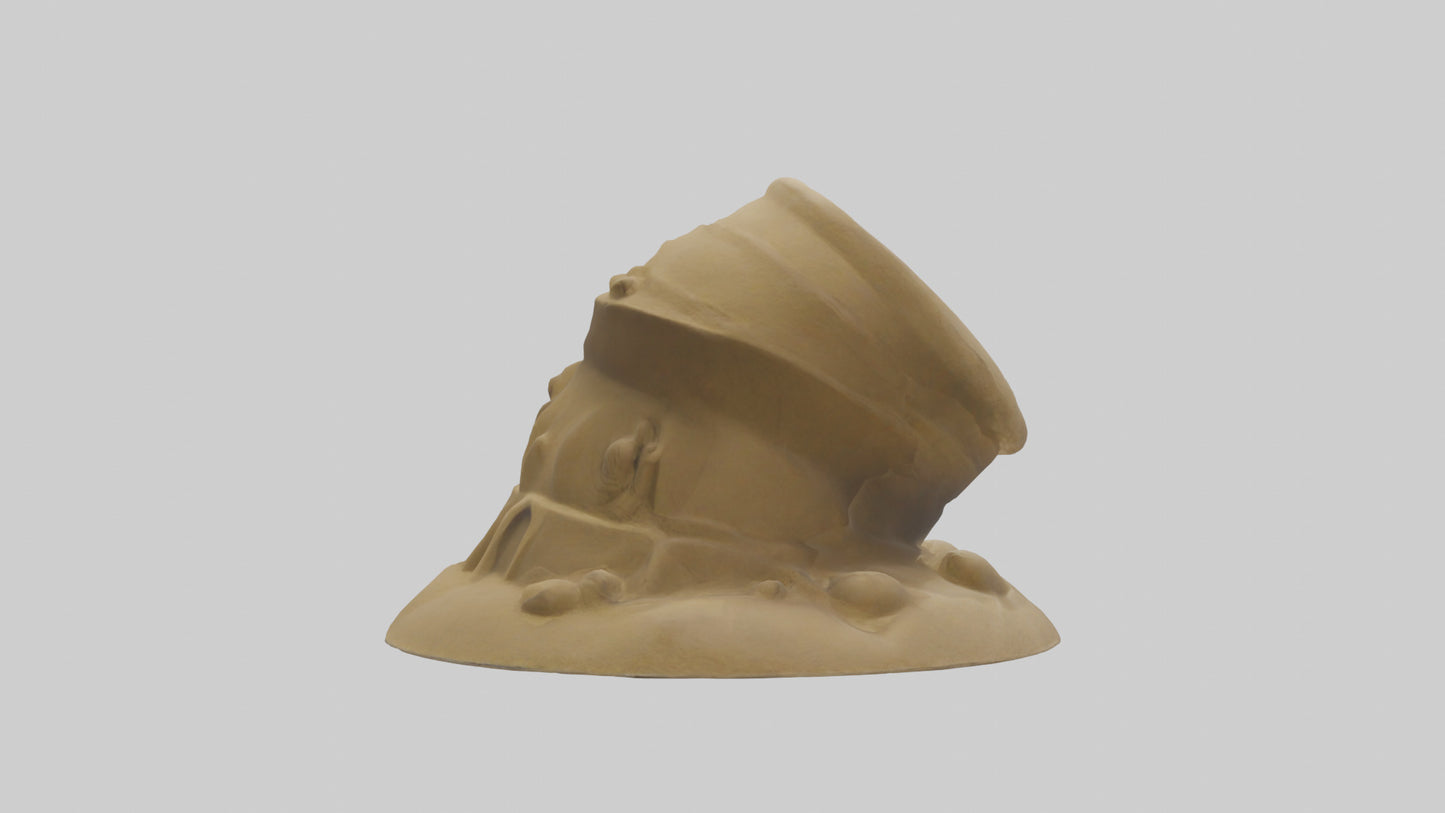 Sand Art model VR / AR / low-poly