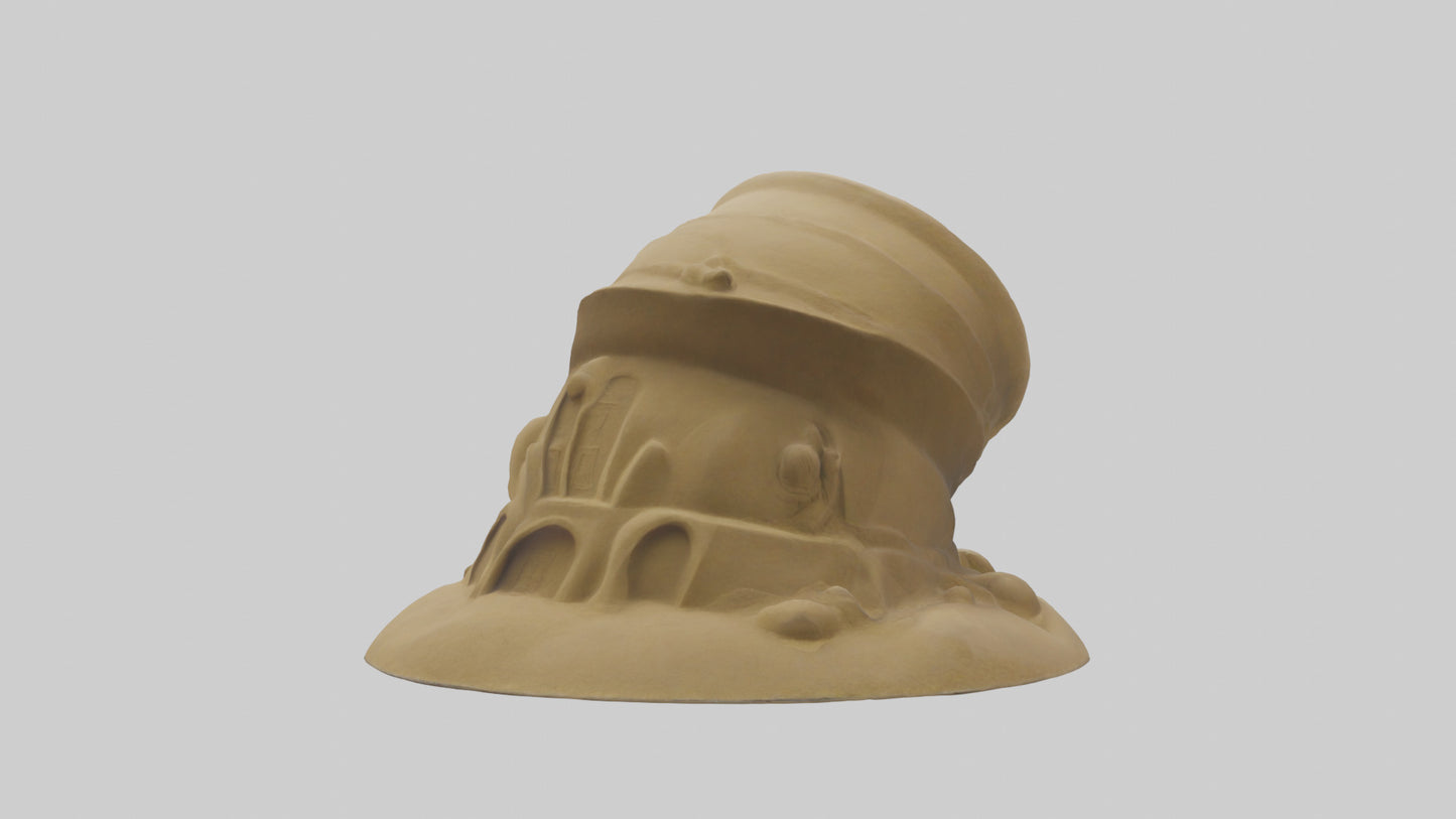Sand Art model VR / AR / low-poly