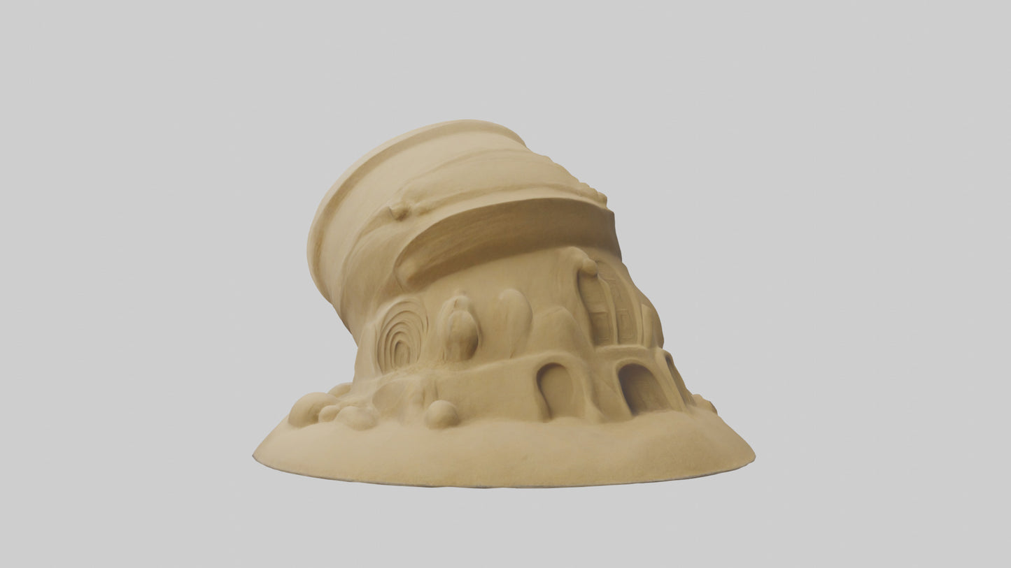Sand Art model VR / AR / low-poly