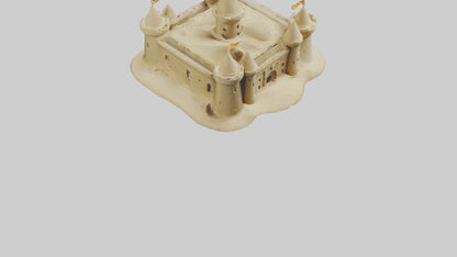 Sand Castle Figurine model 3D model