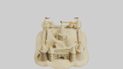 Sand Castle Figurine model 3D model