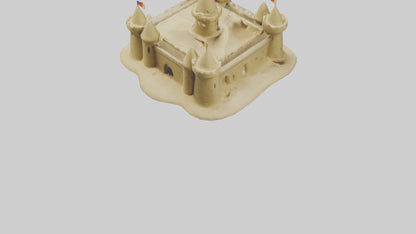 Sand Castle Figurine model 3D model