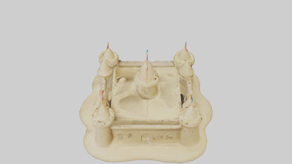 Sand Castle Figurine model 3D model
