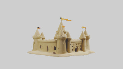 Sand Castle Figurine model 3D model