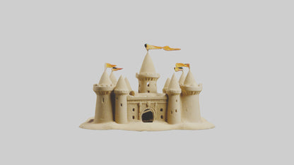 Sand Castle Figurine model 3D model