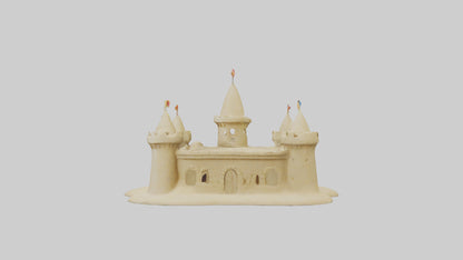 Sand Castle Figurine model 3D model
