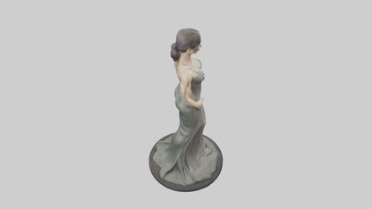 Sandra Bullock statue model VR / AR / low-poly
