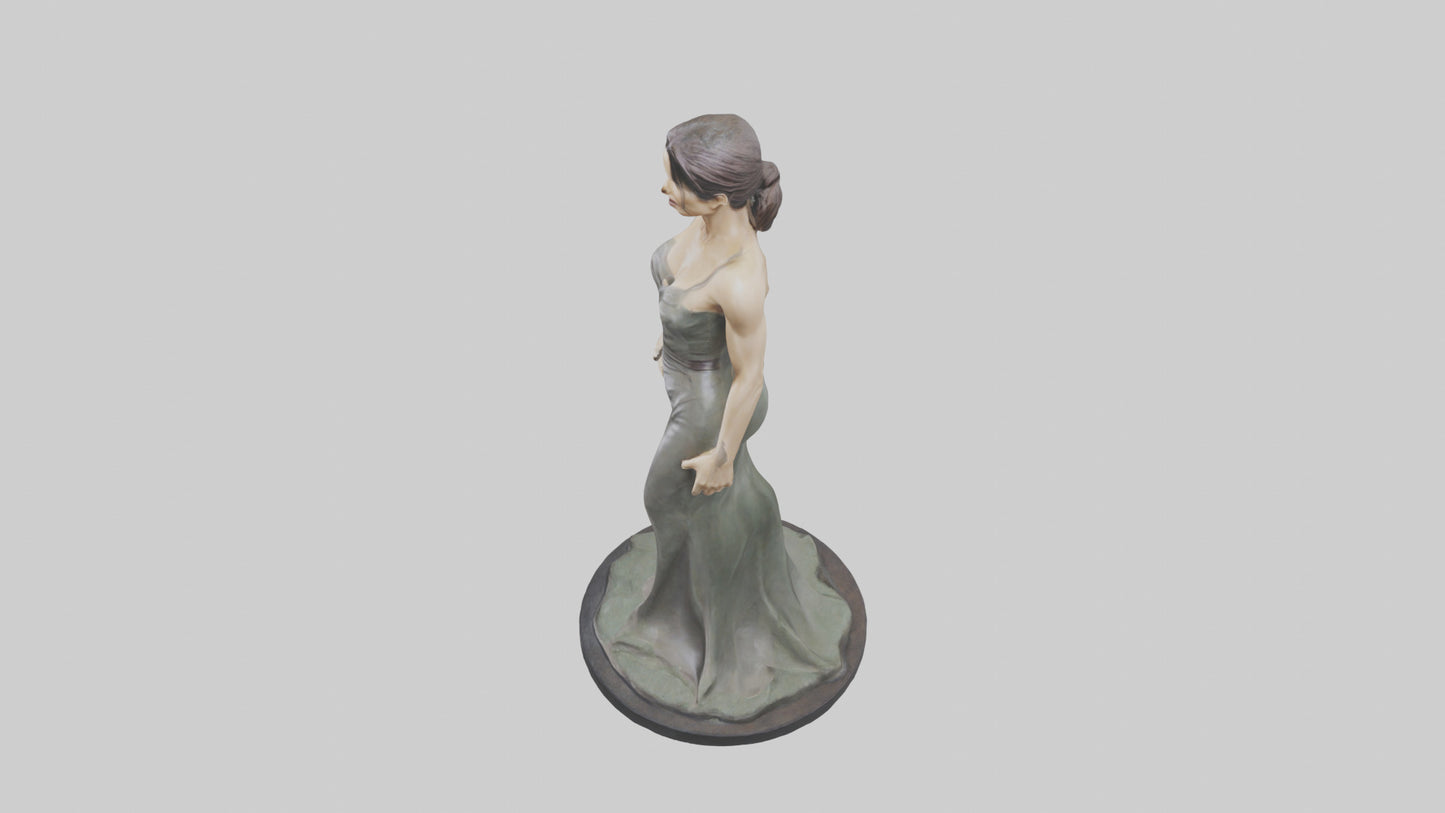 Sandra Bullock statue model VR / AR / low-poly