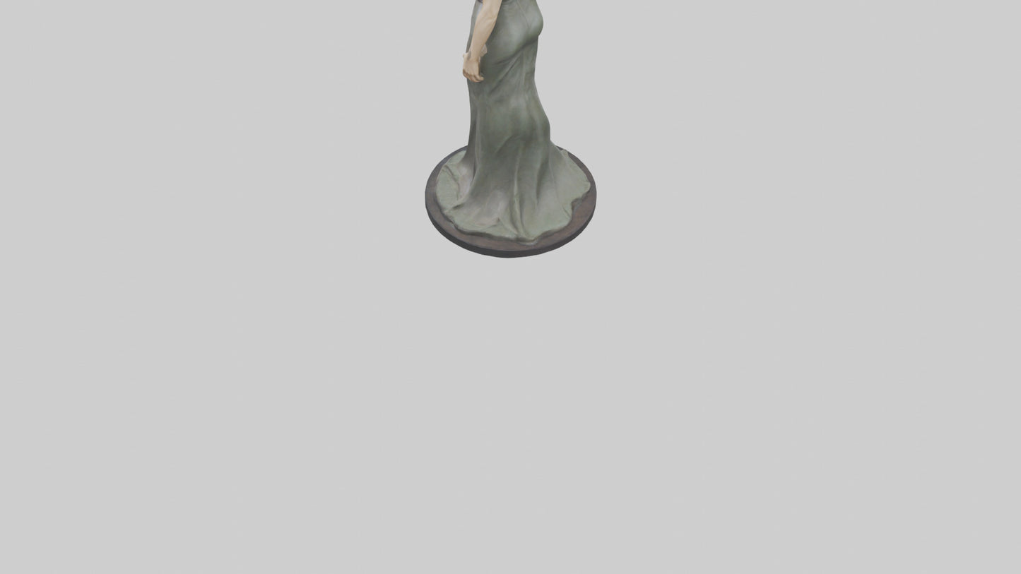 Sandra Bullock statue model VR / AR / low-poly