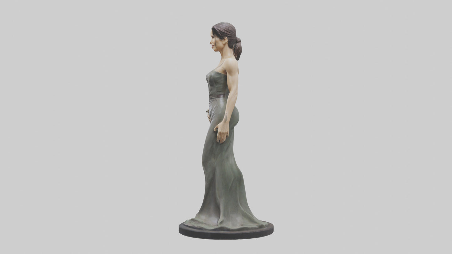 Sandra Bullock statue model VR / AR / low-poly