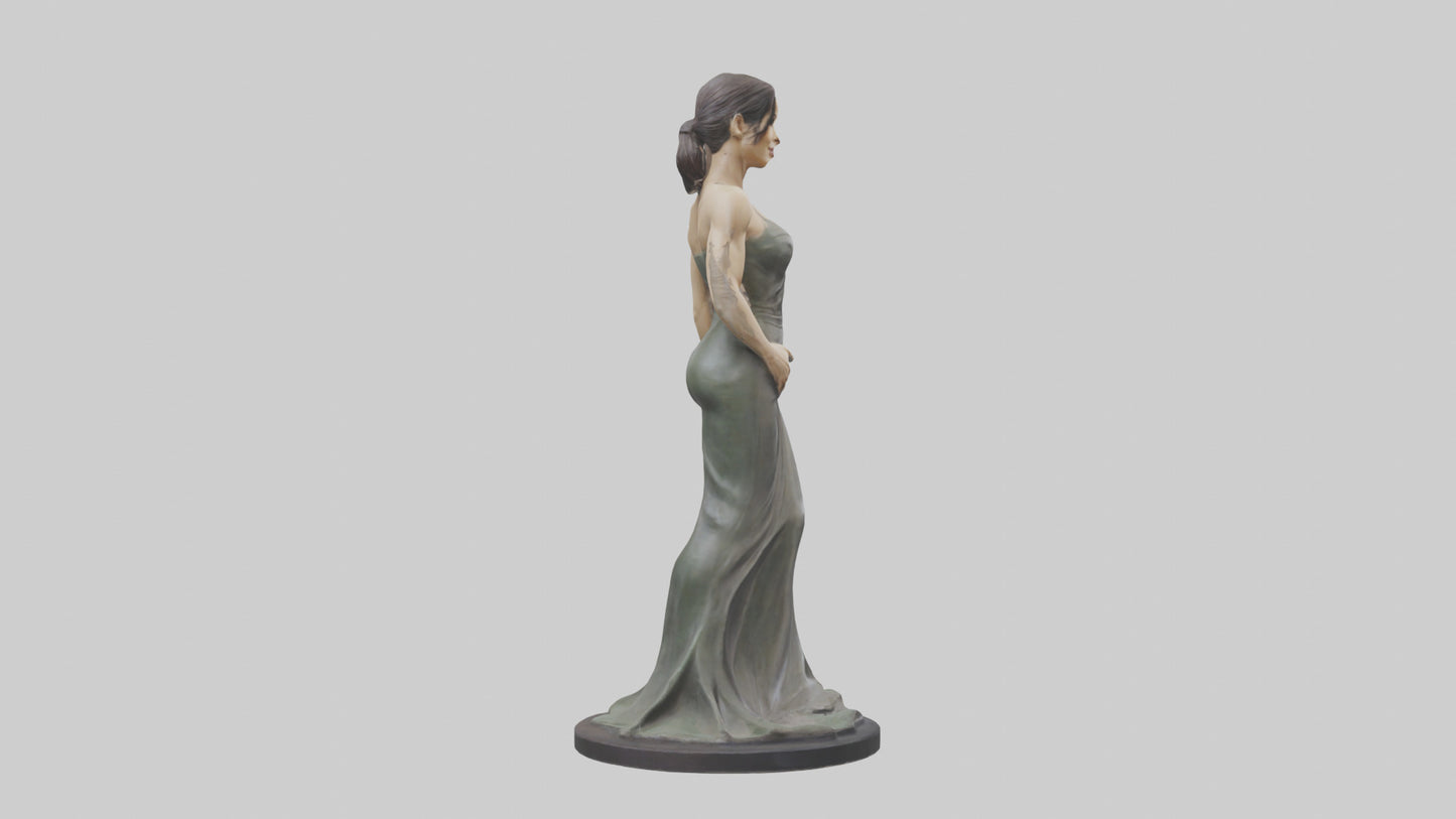 Sandra Bullock statue model VR / AR / low-poly