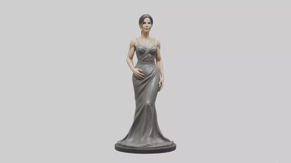 Sandra Bullock statue model VR / AR / low-poly