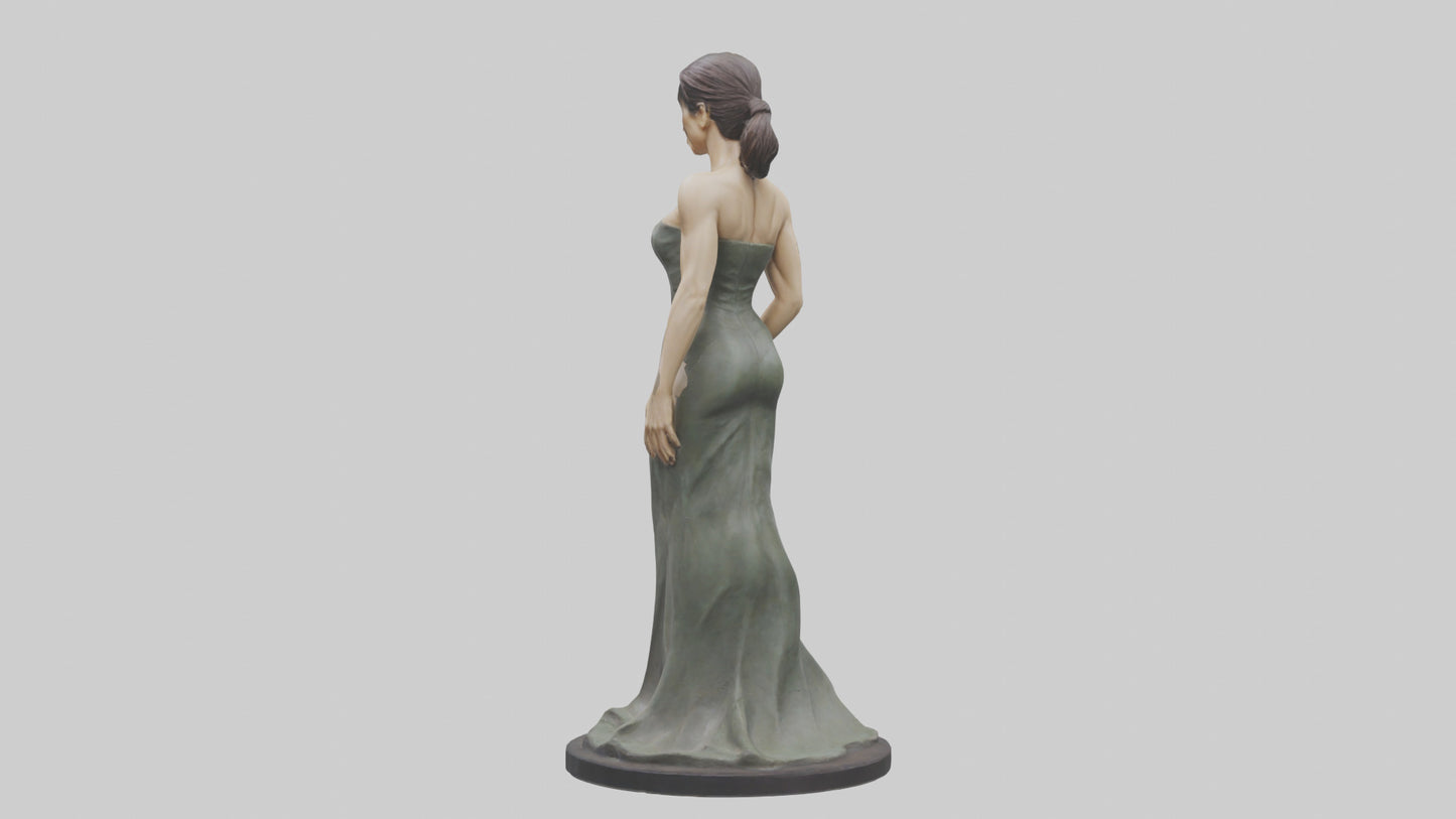 Sandra Bullock statue model VR / AR / low-poly
