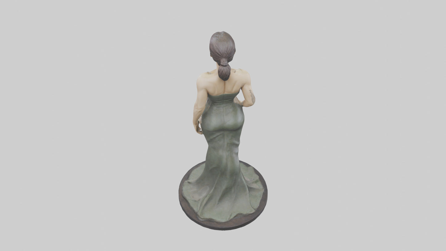 Sandra Bullock statue model VR / AR / low-poly