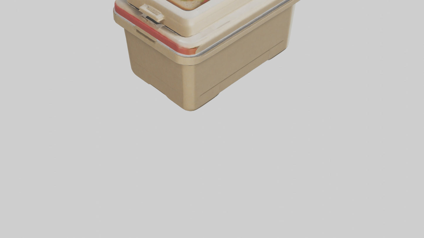 3D model Sandwich Box model VR / AR / low-poly