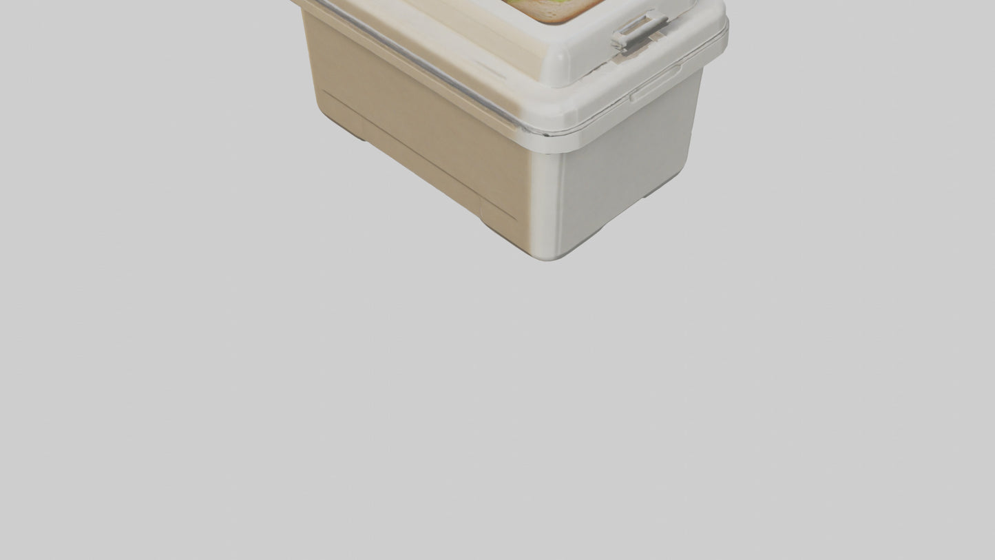 3D model Sandwich Box model VR / AR / low-poly