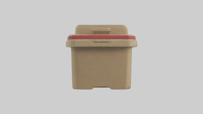 3D model Sandwich Box model VR / AR / low-poly