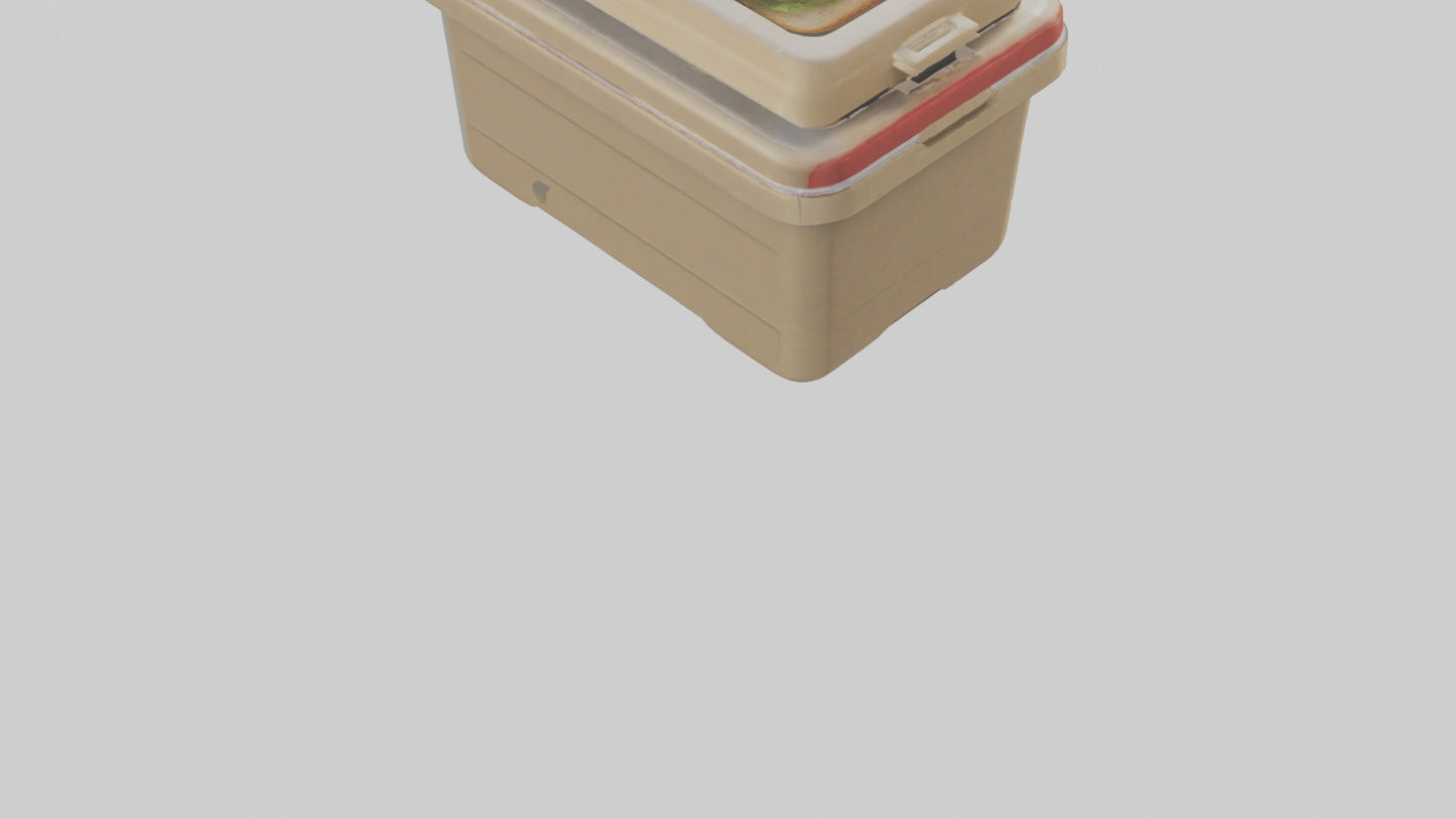 3D model Sandwich Box model VR / AR / low-poly