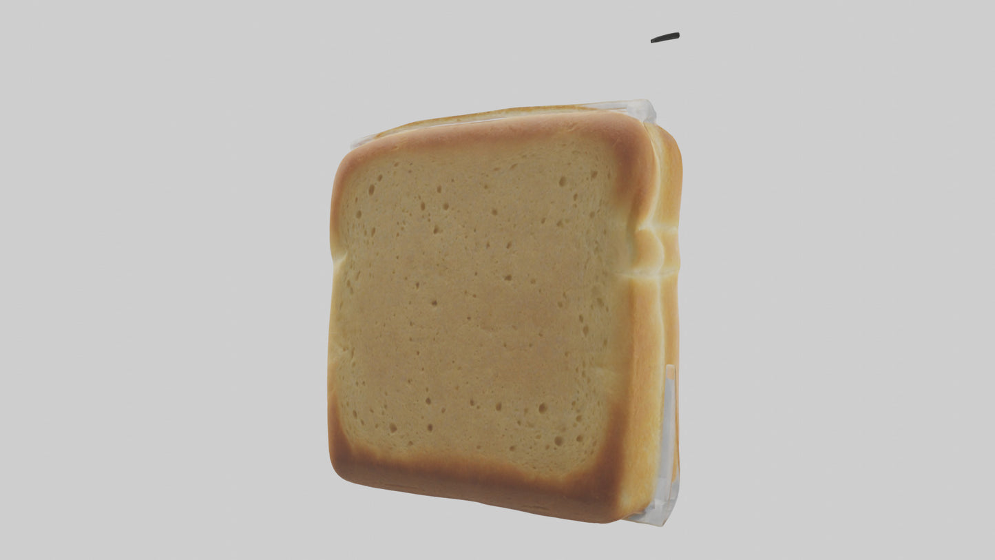 3D model Sandwich Bread Pack model VR / AR / low-poly