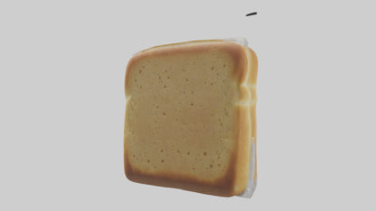 3D model Sandwich Bread Pack model VR / AR / low-poly