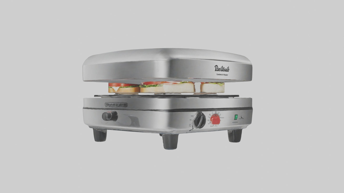3D model Sandwich maker model VR / AR / low-poly
