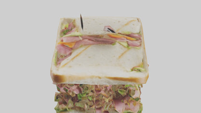 3D model Sandwiches model VR / AR / low-poly
