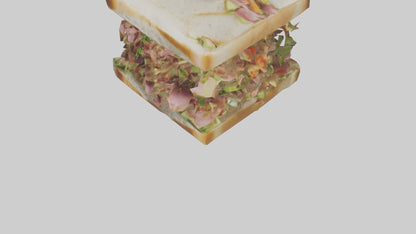 3D model Sandwiches model VR / AR / low-poly