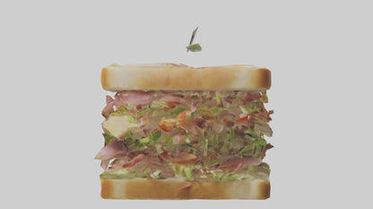 3D model Sandwiches model VR / AR / low-poly