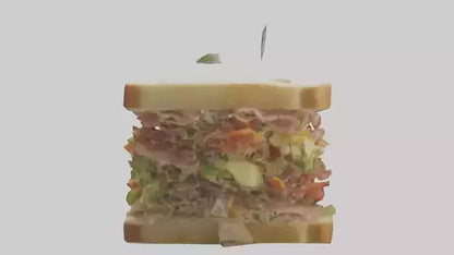 3D model Sandwiches model VR / AR / low-poly