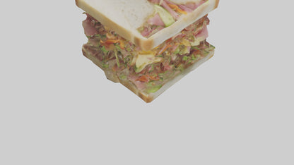 3D model Sandwiches model VR / AR / low-poly