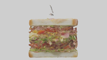 3D model Sandwiches model VR / AR / low-poly