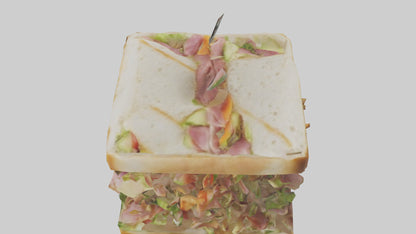 3D model Sandwiches model VR / AR / low-poly