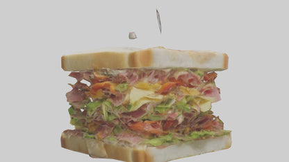 3D model Sandwiches model VR / AR / low-poly