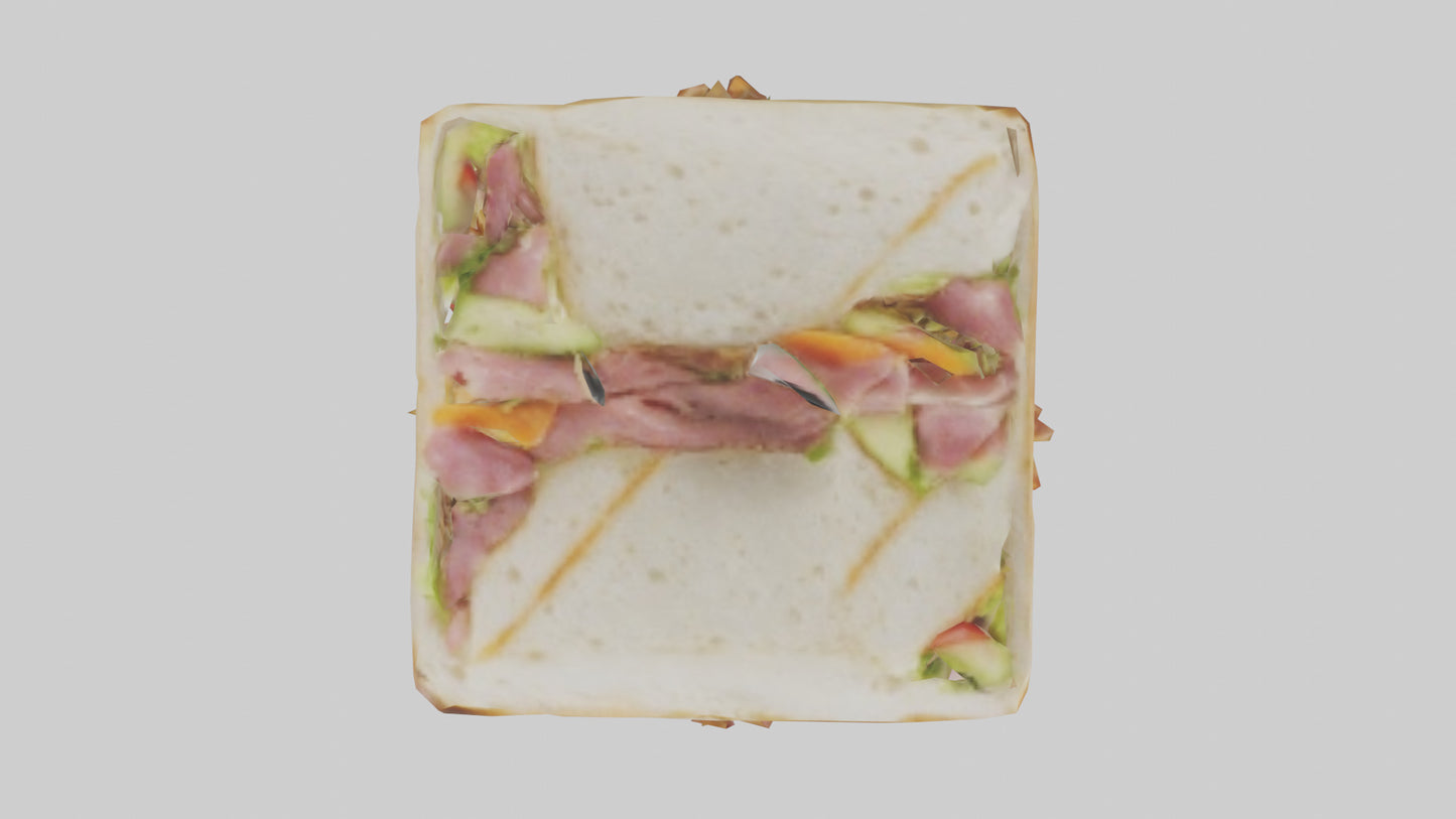 3D model Sandwiches model VR / AR / low-poly