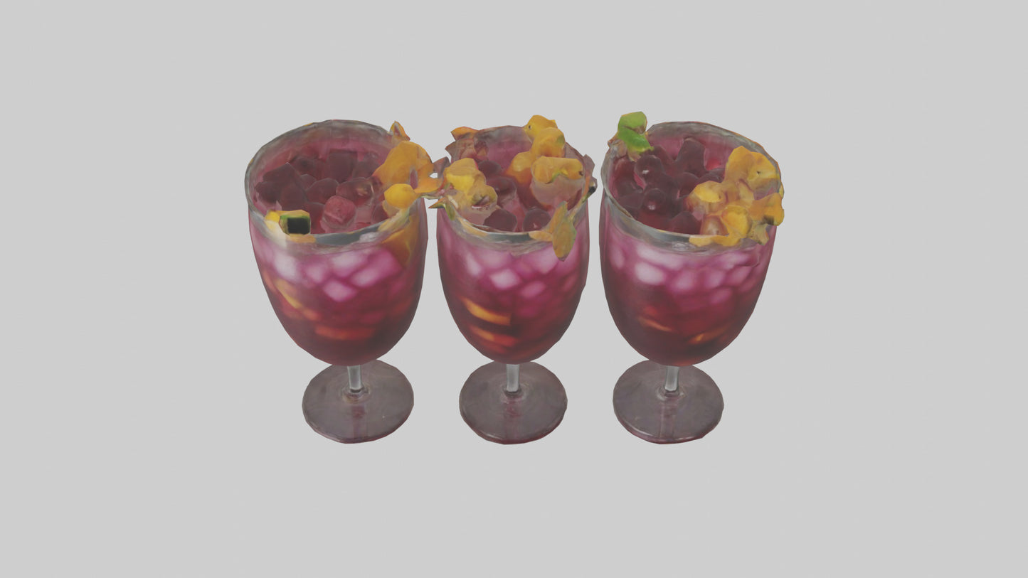 3D model Sangria model VR / AR / low-poly