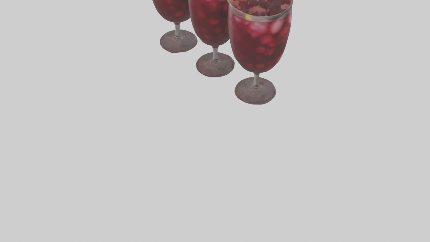 3D model Sangria model VR / AR / low-poly