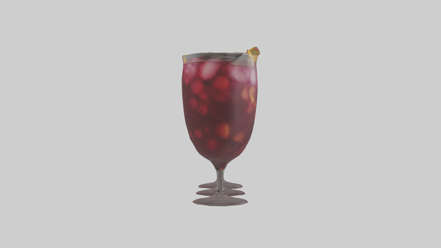 3D model Sangria model VR / AR / low-poly
