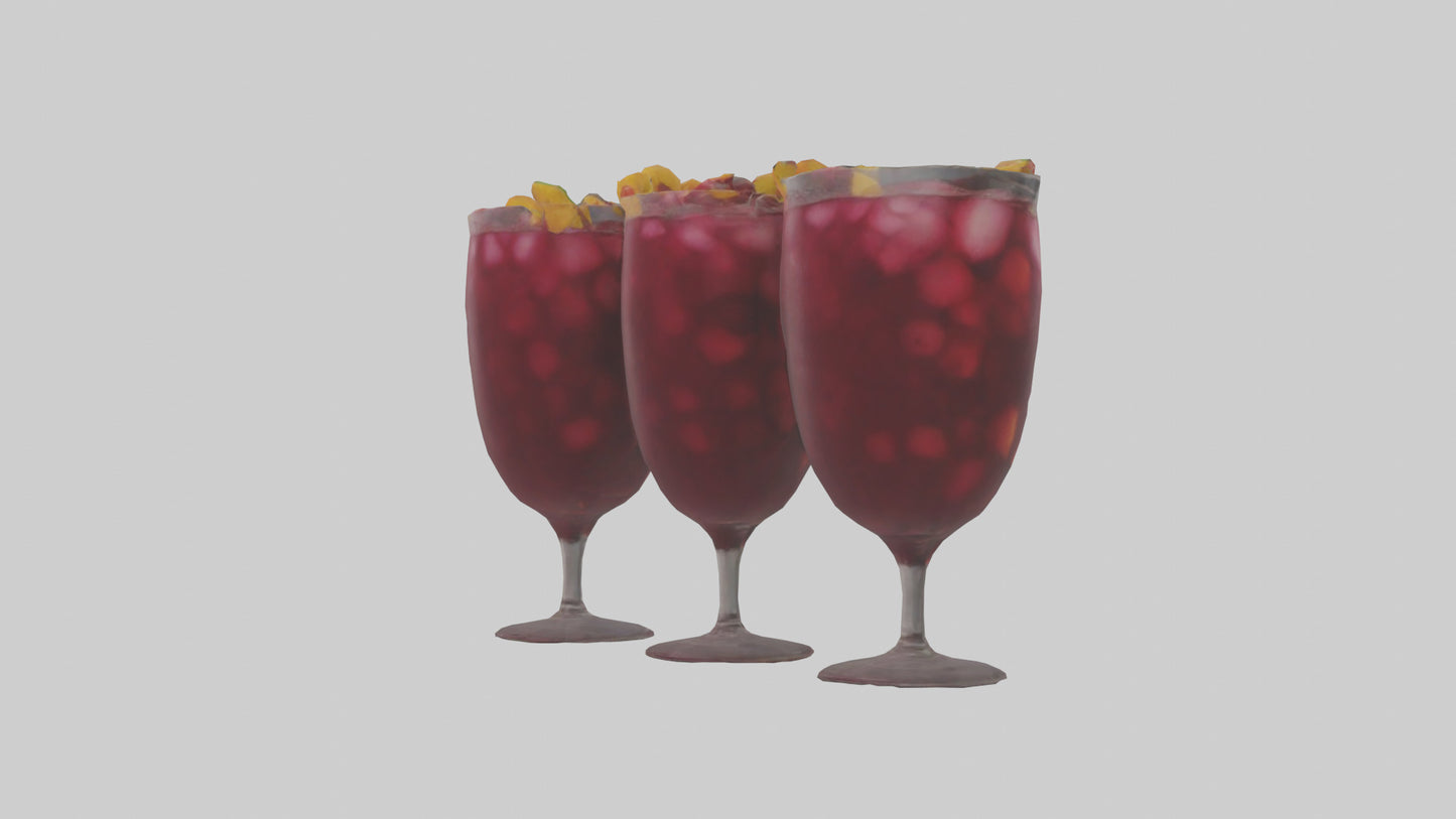 3D model Sangria model VR / AR / low-poly