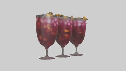 3D model Sangria model VR / AR / low-poly