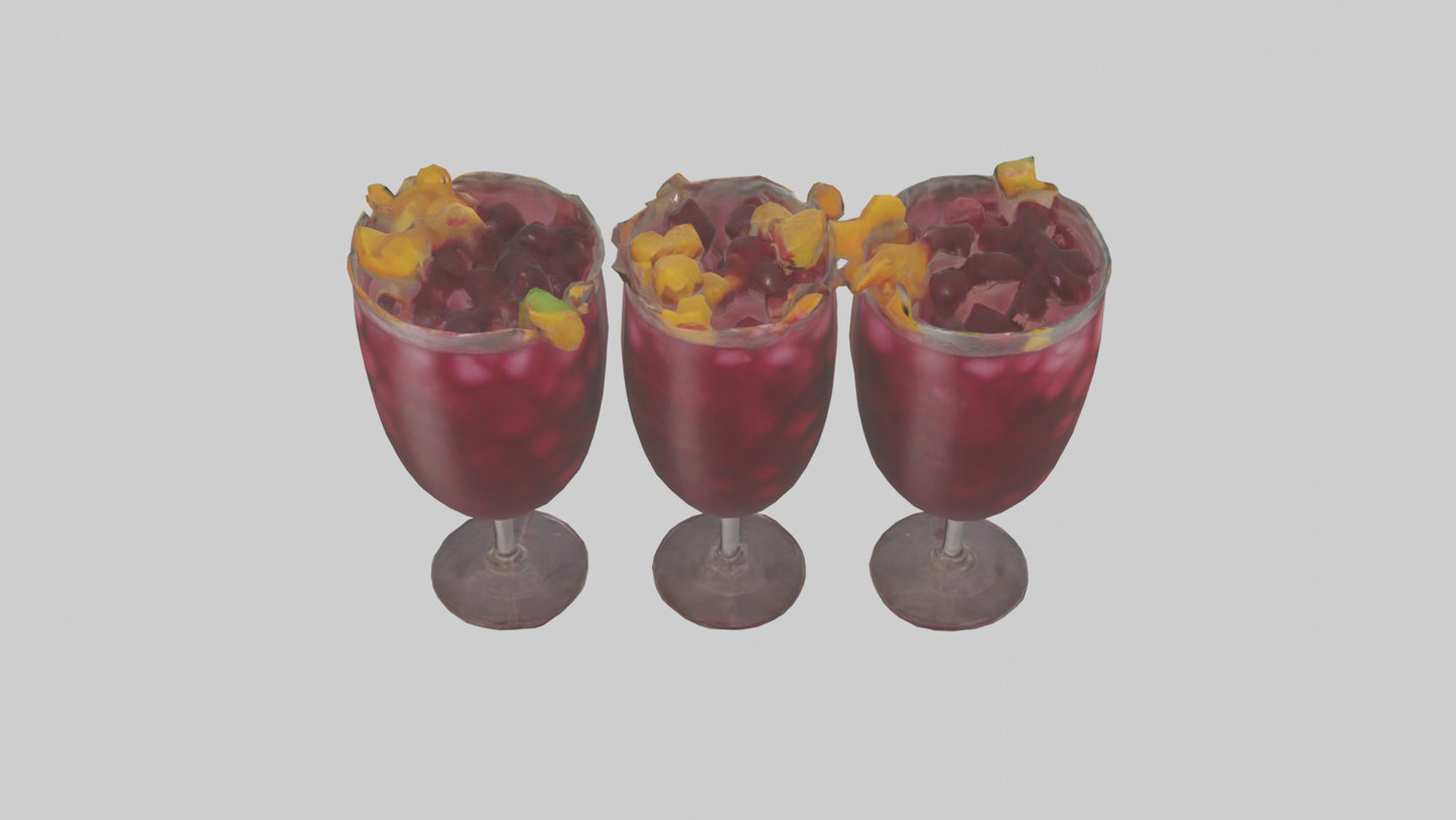 3D model Sangria model VR / AR / low-poly