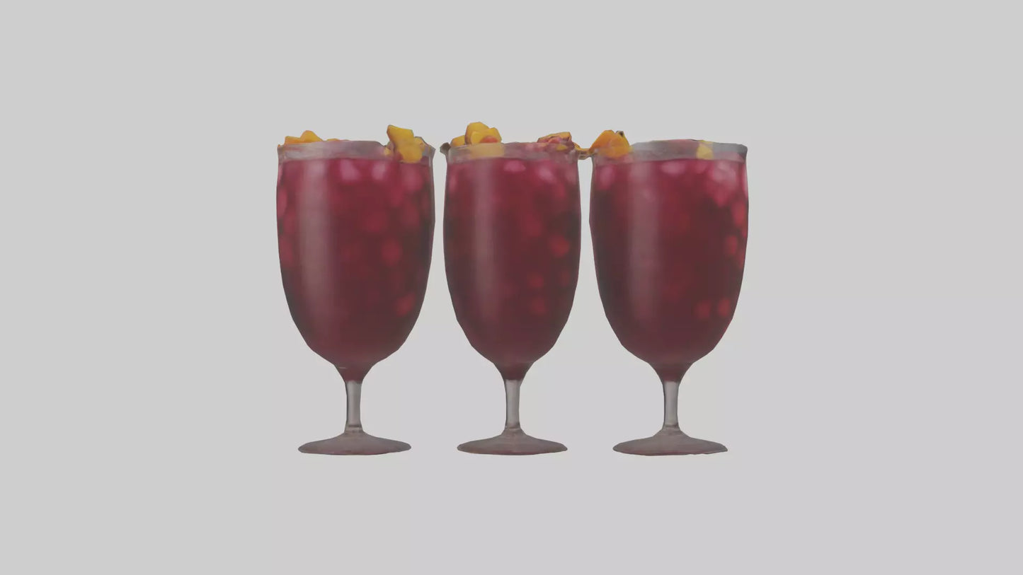 3D model Sangria model VR / AR / low-poly