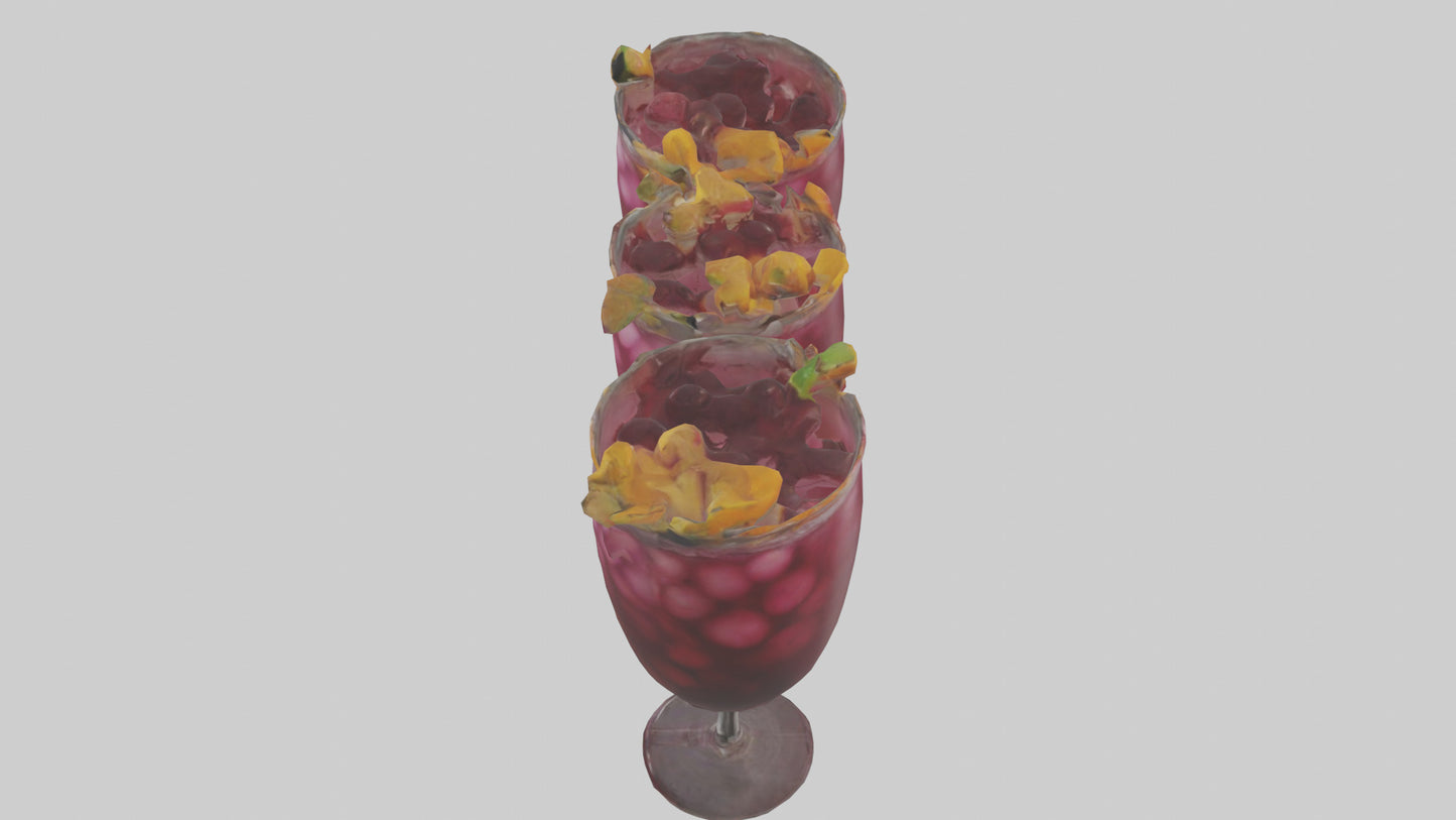 3D model Sangria model VR / AR / low-poly