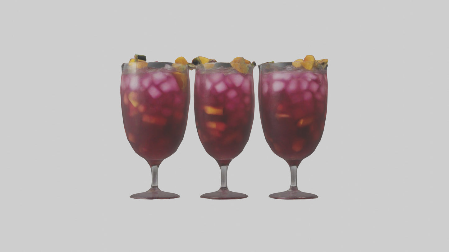 3D model Sangria model VR / AR / low-poly