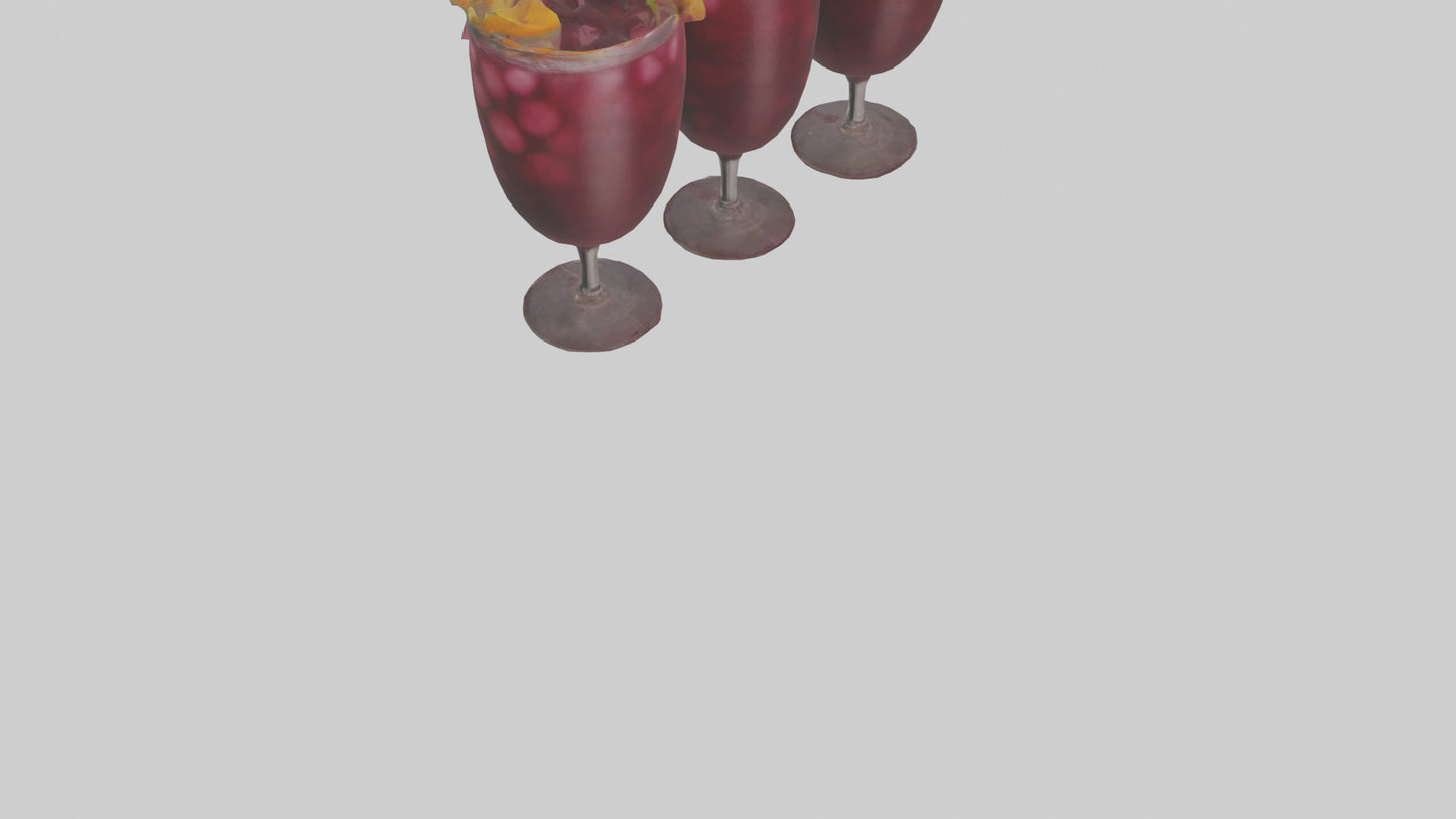 3D model Sangria model VR / AR / low-poly