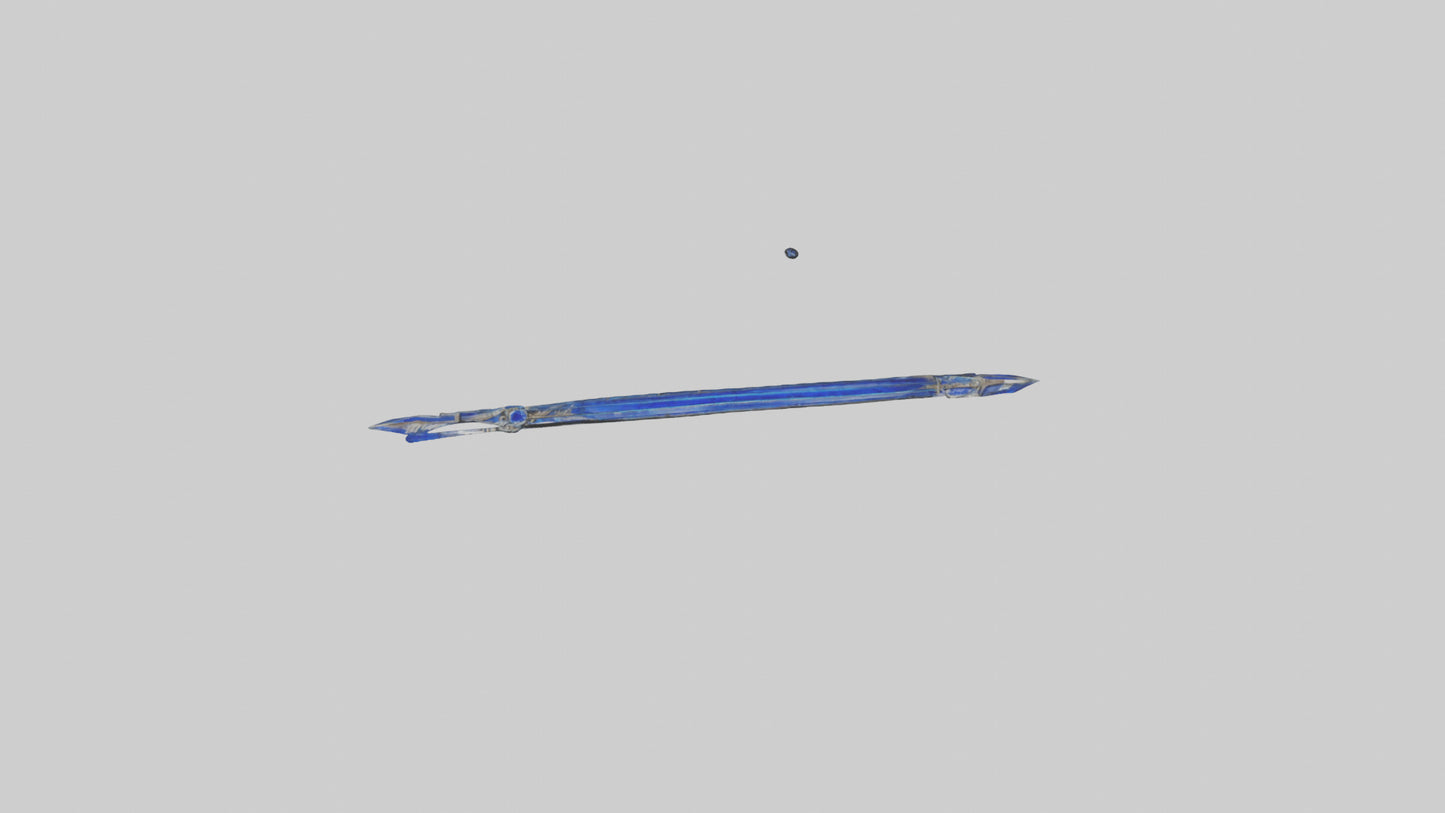 3D model Sapphire Bow model VR / AR / low-poly