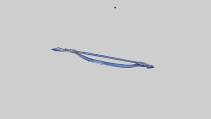 3D model Sapphire Bow model VR / AR / low-poly
