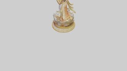 Saraswati statue model 3D model