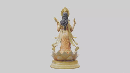 Saraswati statue model 3D model