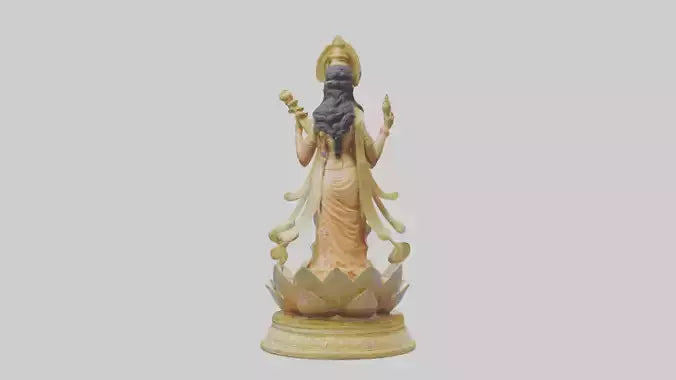 Saraswati statue model 3D model